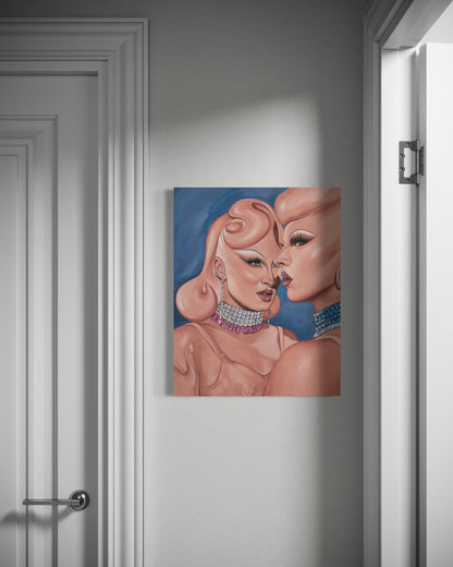 Gottmik & Violet Chachki Original Oil Painting