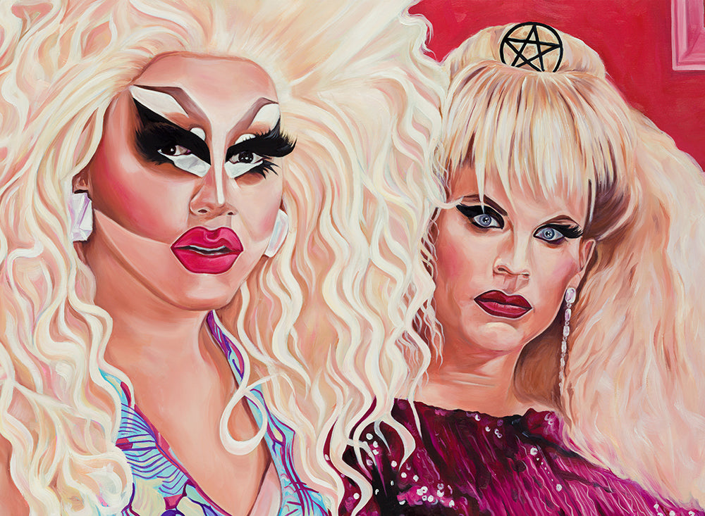 Trixie and Katya Giclée Art Print