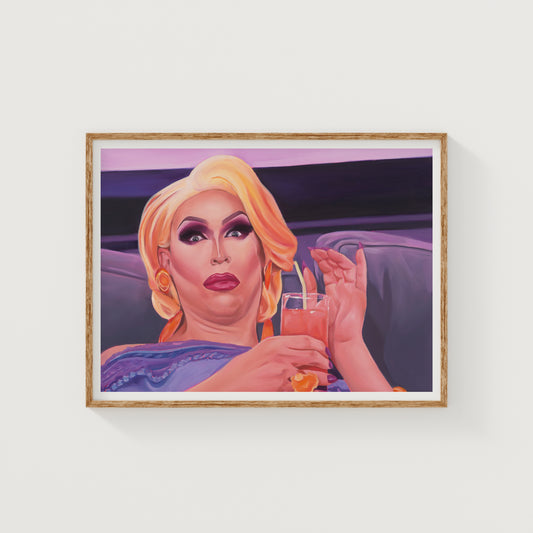 Brooke Lynn Hytes Take a Sip Giclée Art Print