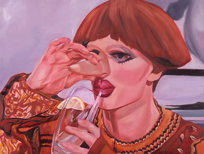 Milk Take a Sip Giclée Art Print