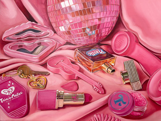 Life in Plastic Still Life Oil Painting