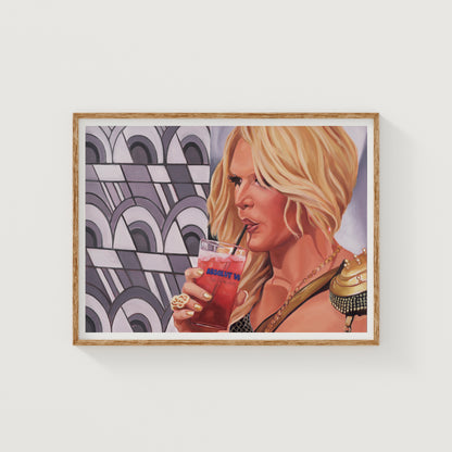 Willam Take a Sip Giclée Art Print